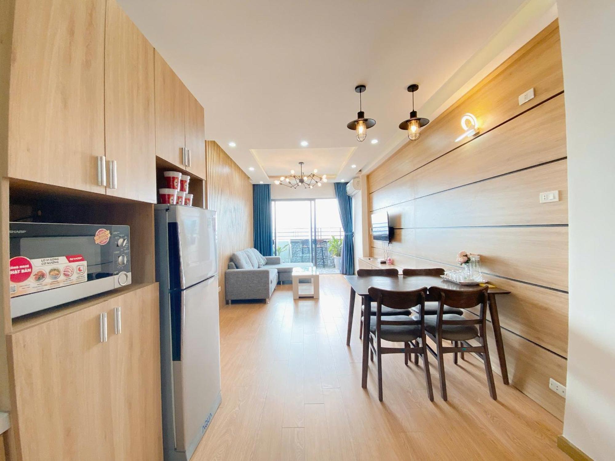 Md Ocean Apartment Da Nang Bagian luar foto